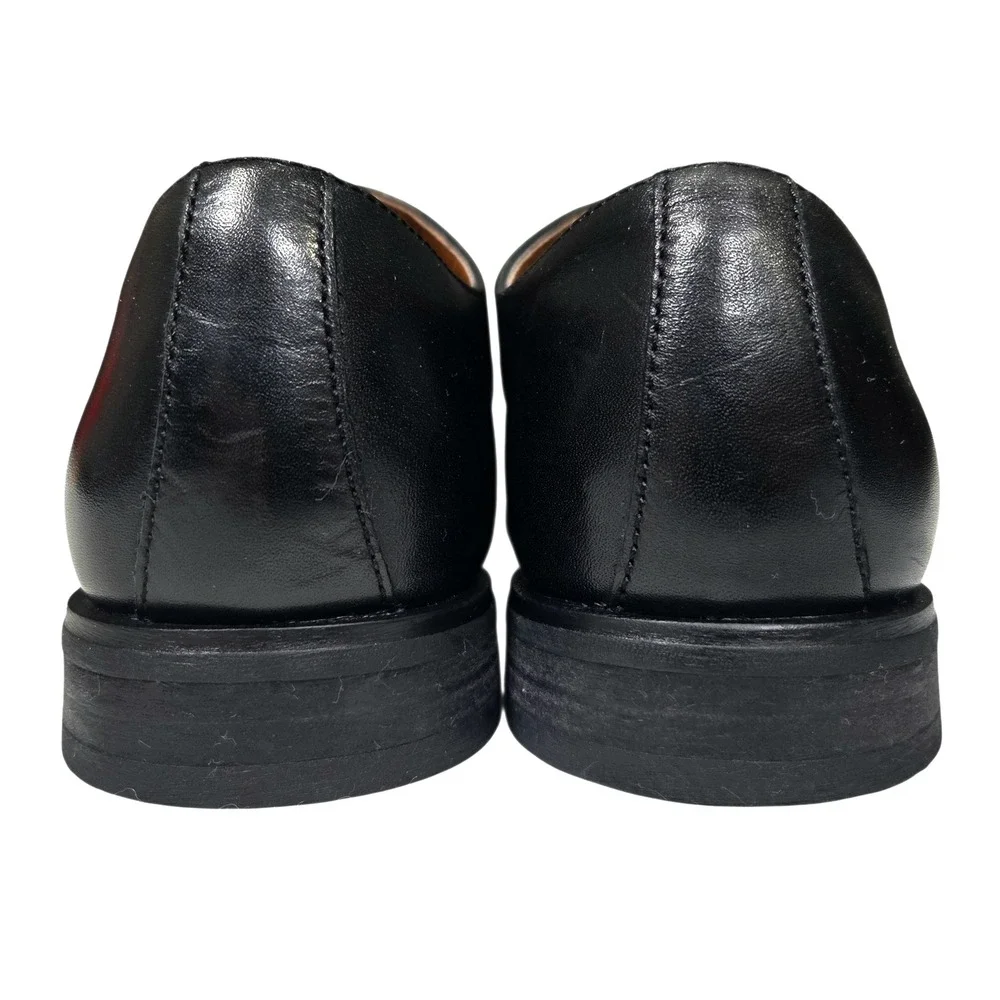 Frye Scott Cap Toe‎ Oxford Mens 8.5 Black Leather Lace Up Dress Shoes 3480168